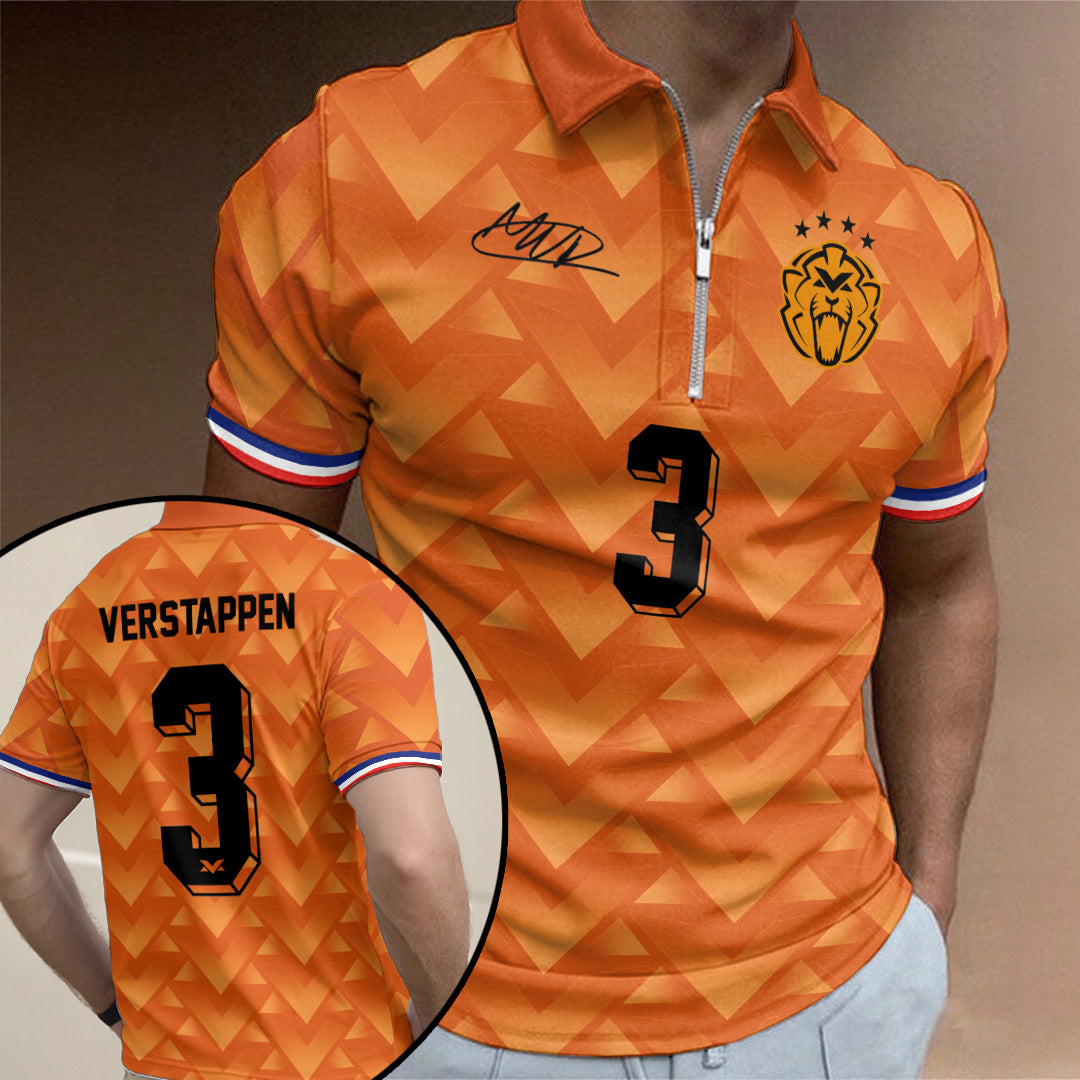 Max Verstappen Zip Polo Shirt – TANTN22474