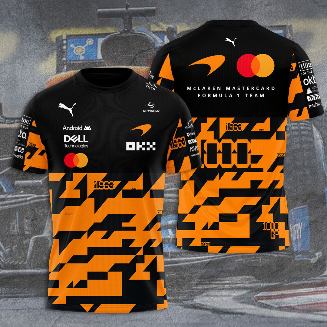 McLaren 2026 Team 1000th GP 3D Apparel – TANTN23953