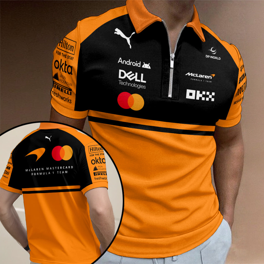 McLaren Formula One Team 2026 Zip Polo Shirt – TANTN20883