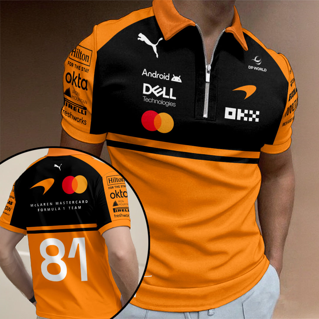 McLaren Formula One Team x Oscar Piastri 2026 Zip Polo Shirt – TANTN21382