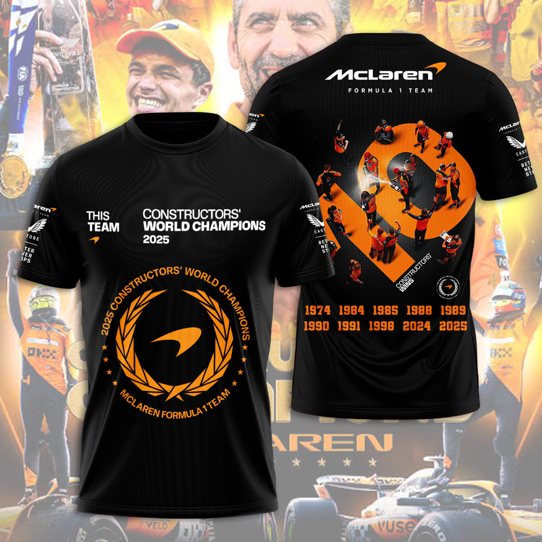 McLaren 2025 Constructors' Champions 3D Apparel – HOATT13647