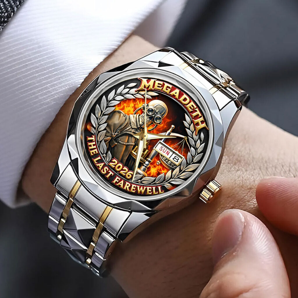 Megadeth Alloy Luxury Quartz Watch - TMTHU3682
