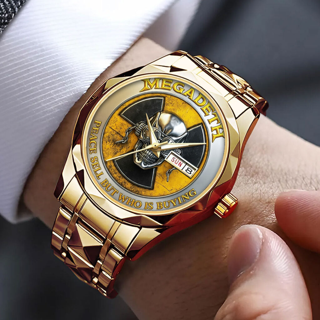 Megadeth Alloy Luxury Quartz Watch - TMTHU2023