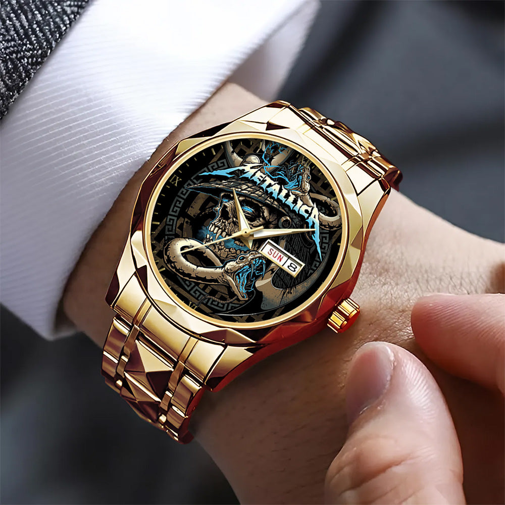 Metallica Alloy Luxury Quartz Watch - GNE 3942