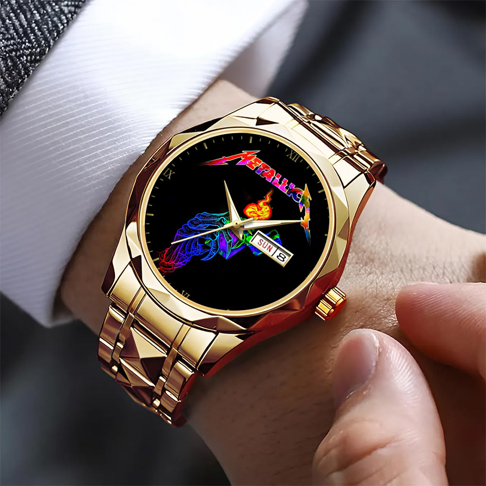 Metallica Alloy Luxury Quartz Watch - GNE 3948