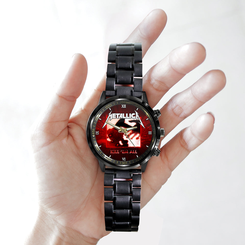 Metallica Black Stainless Steel Watch - GNE NEW363