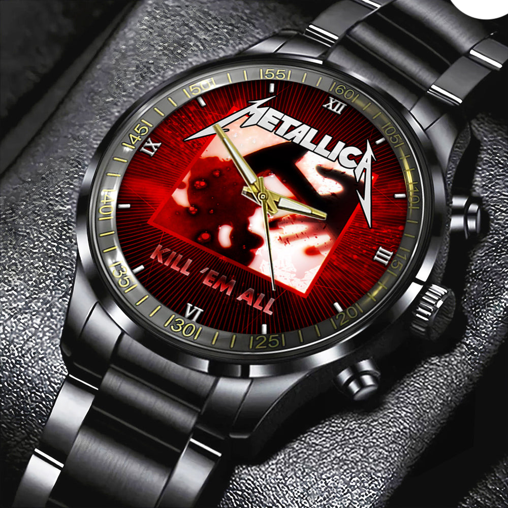 Metallica Black Stainless Steel Watch - GNE NEW363