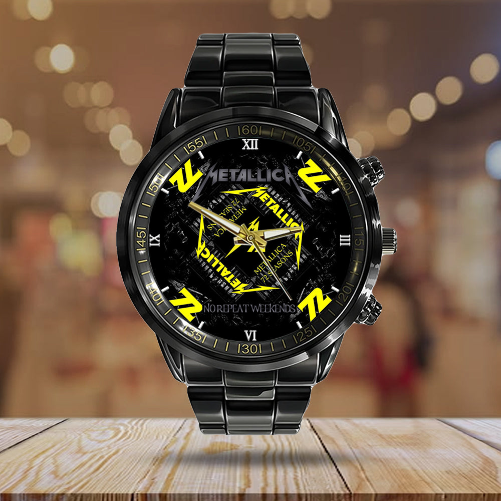 Metallica Black Stainless Steel Watch - GNE NEW378