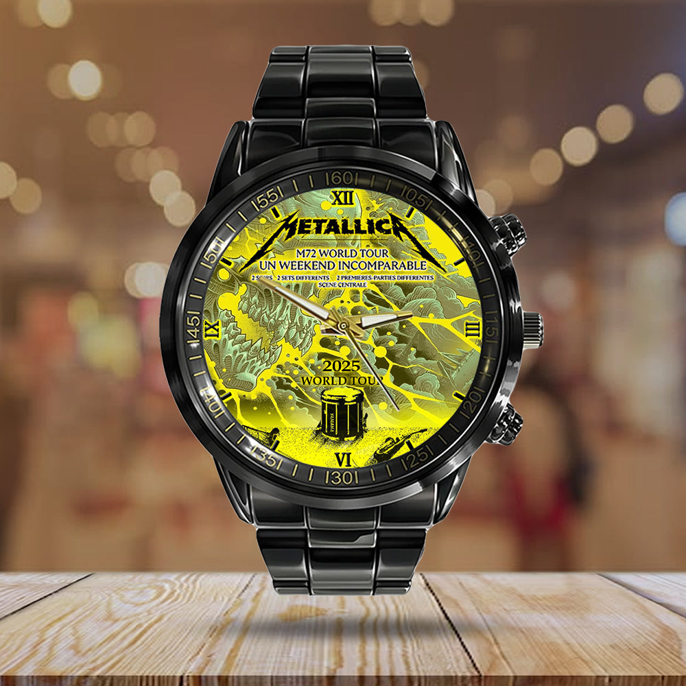 Metallica Black Stainless Steel Watch - GNE NEW510