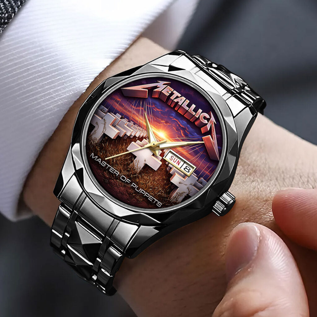 Metallica Alloy Luxury Quartz Watch - TMTHU3018