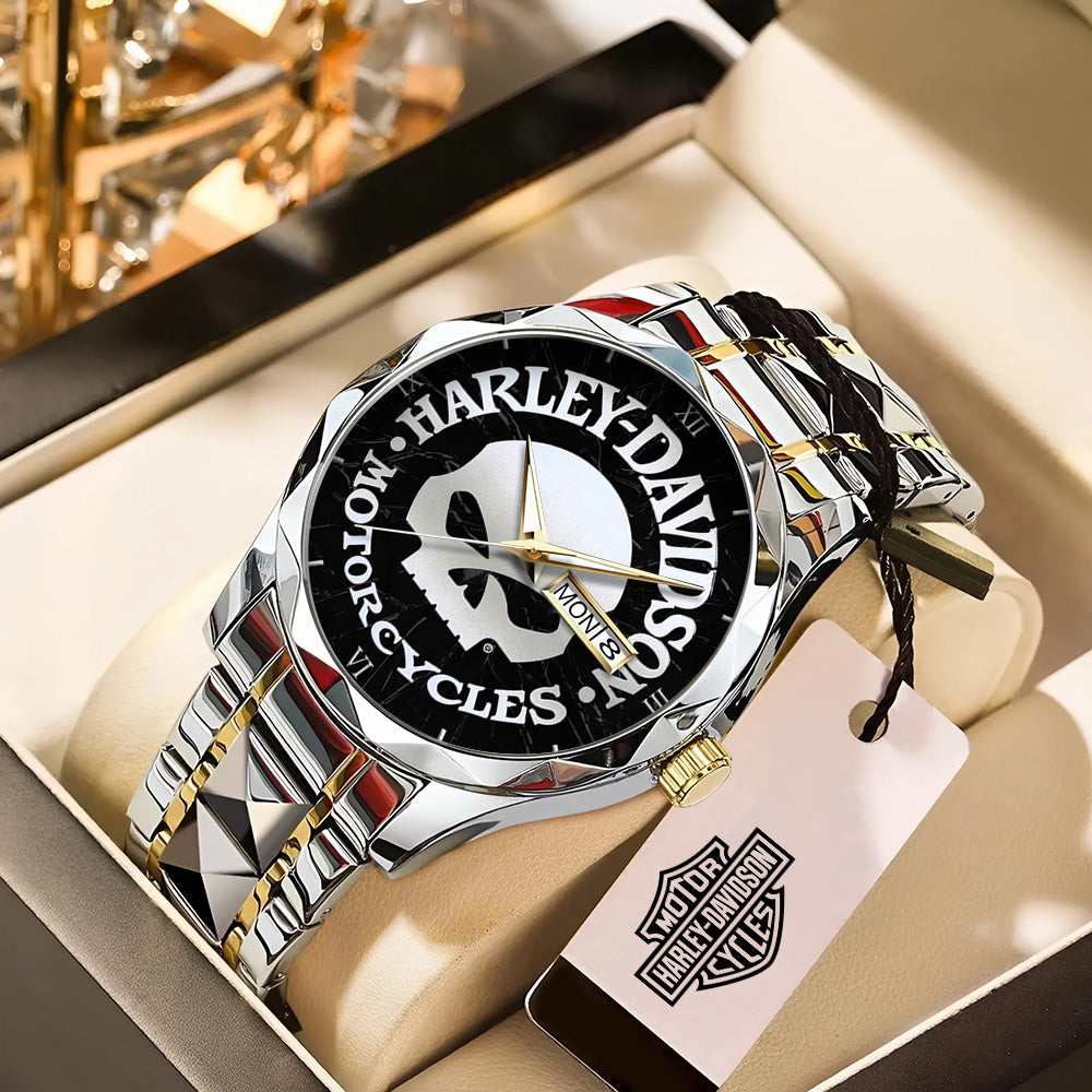Harley Davidson Alloy Luxury Quartz Watch - GNE 3815