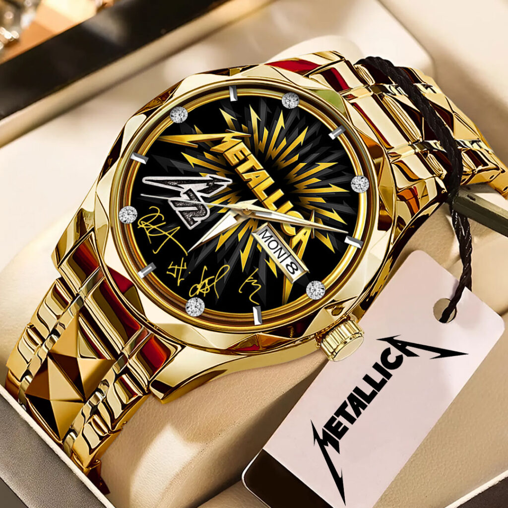 Metallica Alloy Luxury Quartz Watch - GNE 4188