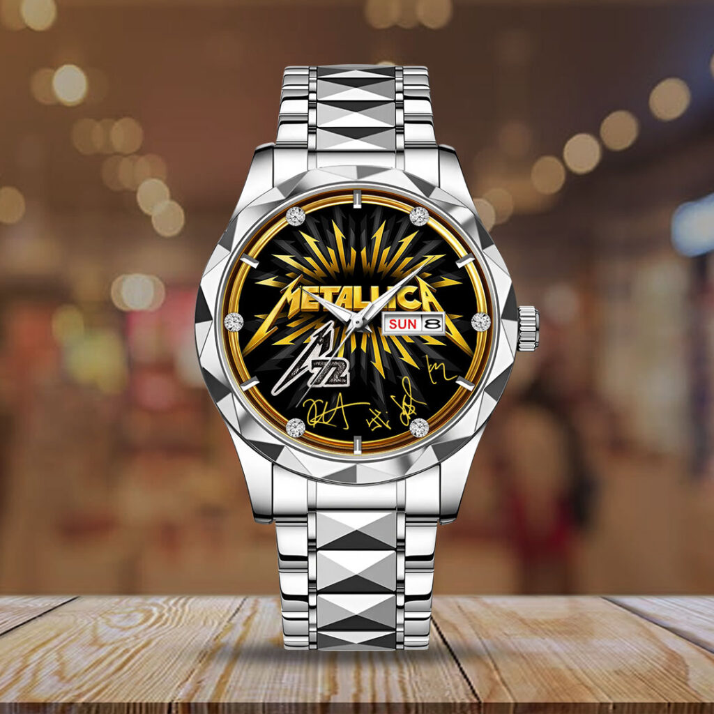 Metallica Alloy Luxury Quartz Watch - GNE 4188