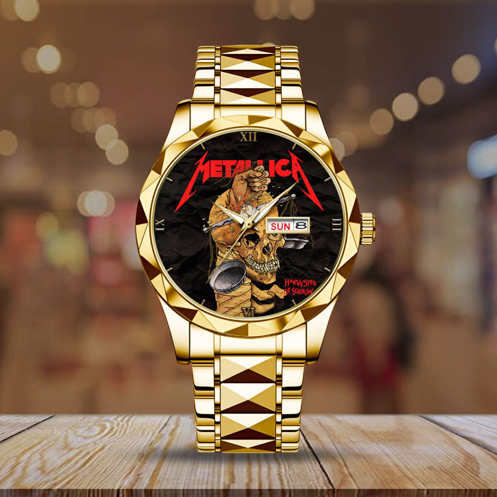 Metallica Alloy Luxury Quartz Watch - HOATT 11981