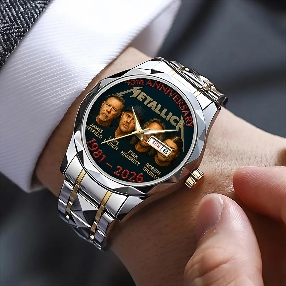Metallica Alloy Luxury Quartz Watch - TANTN15382
