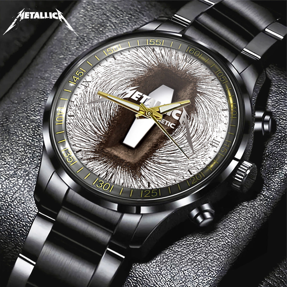 Metallica Black Stainless Steel Watch - GNE 3049