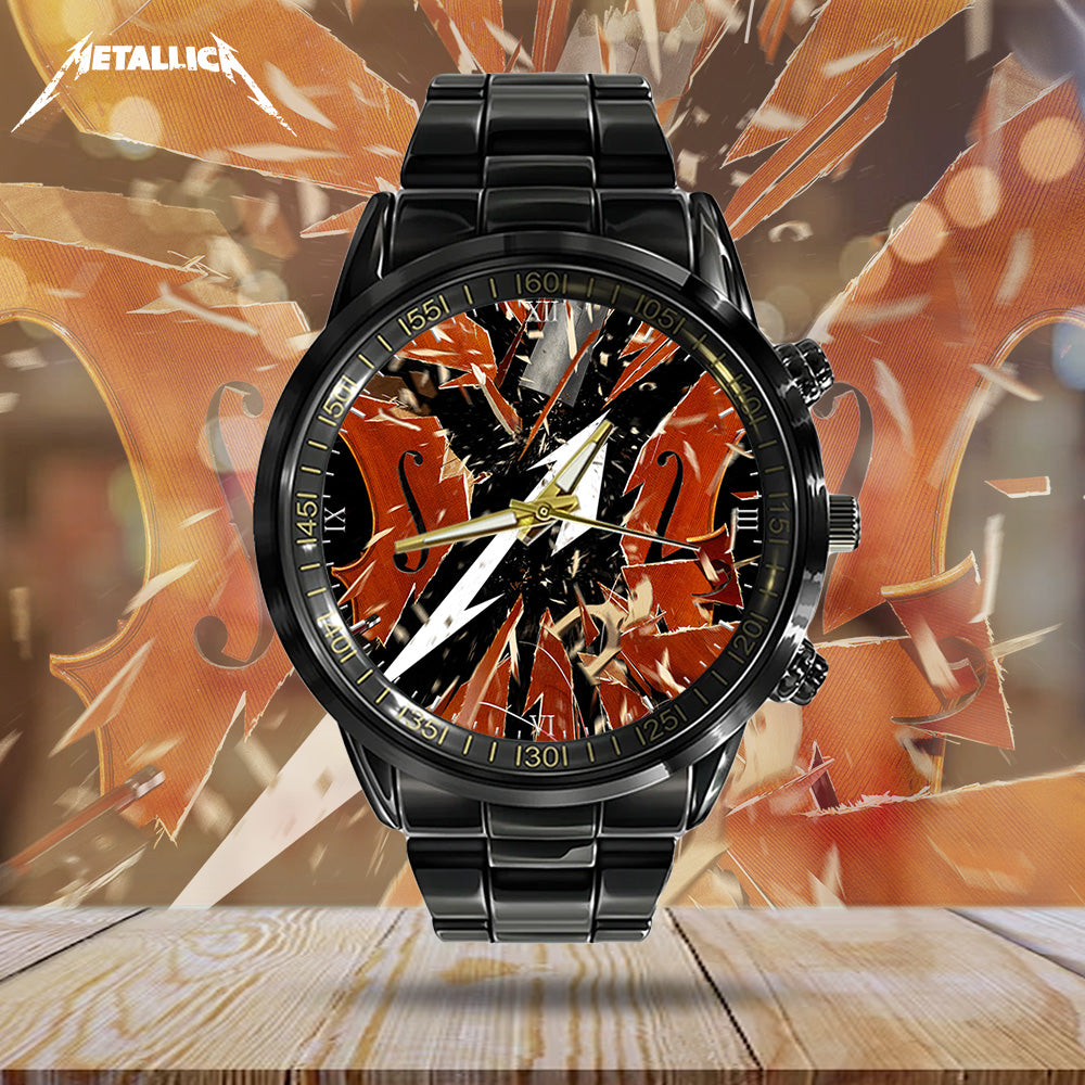 Metallica Black Stainless Steel Watch - GNE 3083