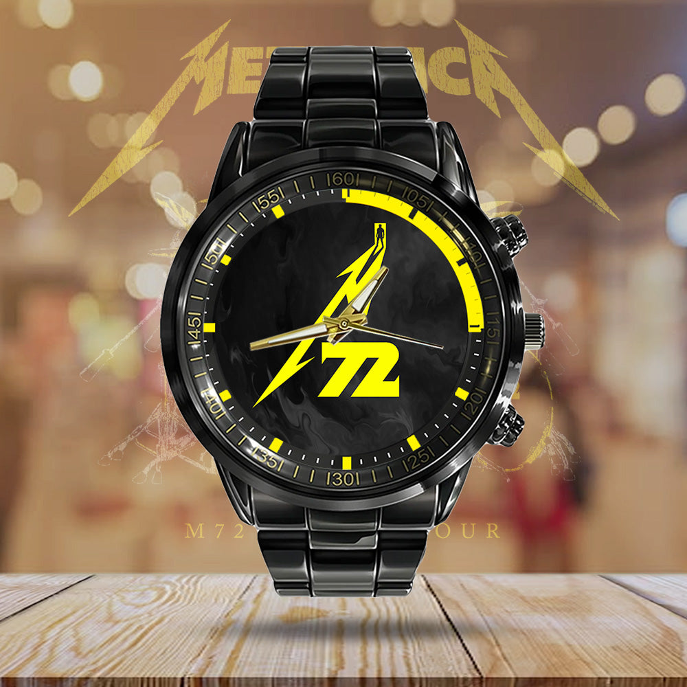 Metallica Black Stainless Steel Watch - GNE 3036