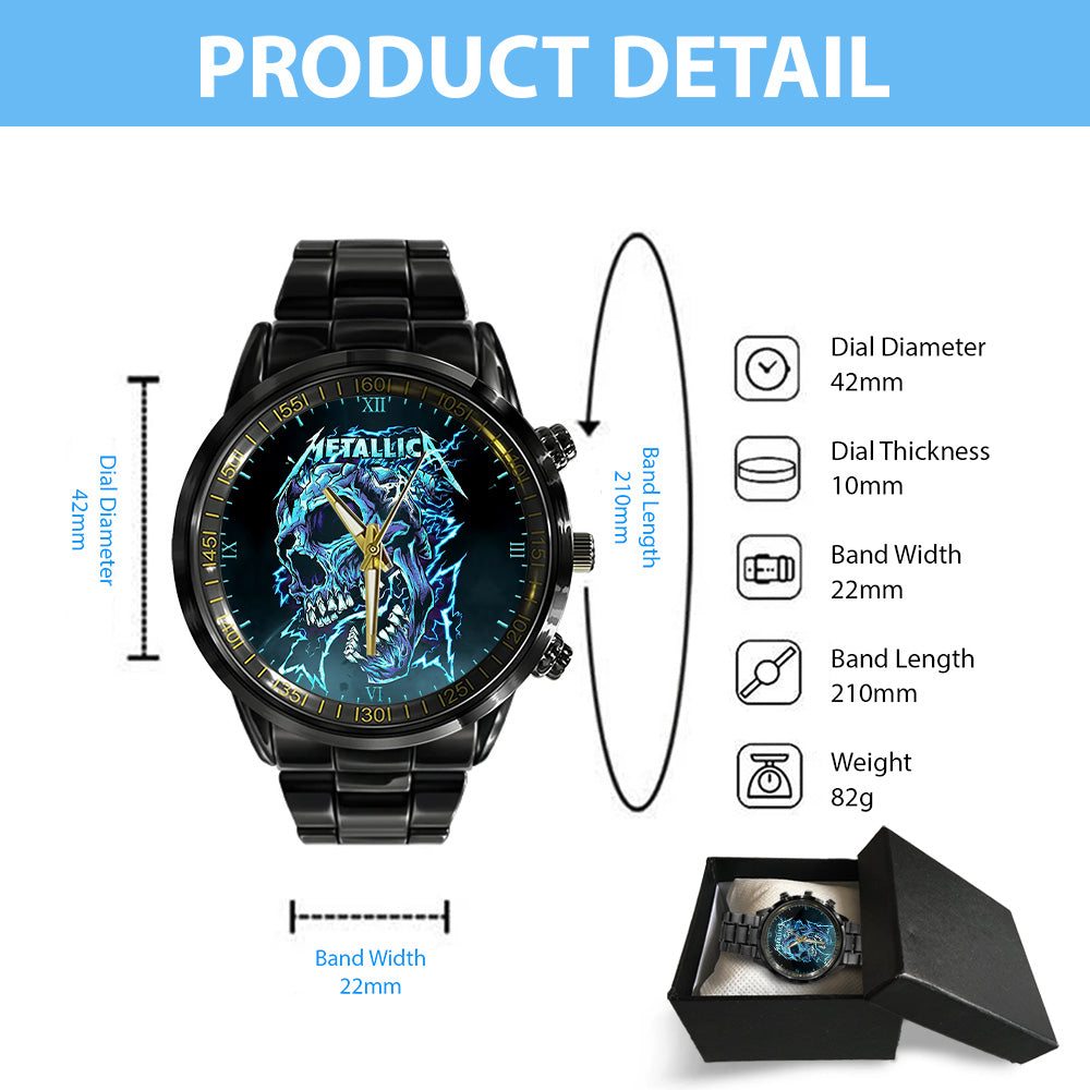 Metallica Black Stainless Steel Watch - GNE 3037