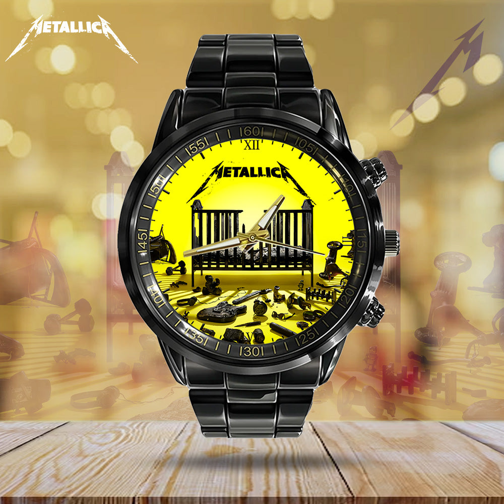 Metallica Black Stainless Steel Watch - GNE 3039