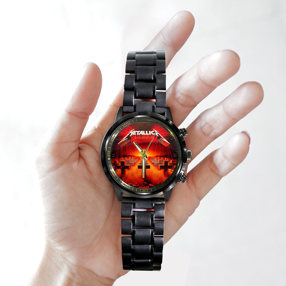 Metallica Black Stainless Steel Watch - GNE 3117