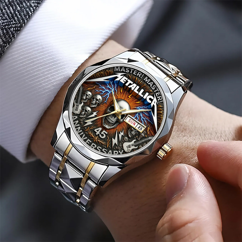 Metallica 45th Anniversary 2026 Alloy Luxury Quartz Watch - TANTN17213