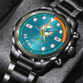Miami Dolphins x Rolex Black Stainless Steel Watch - MAITM13239