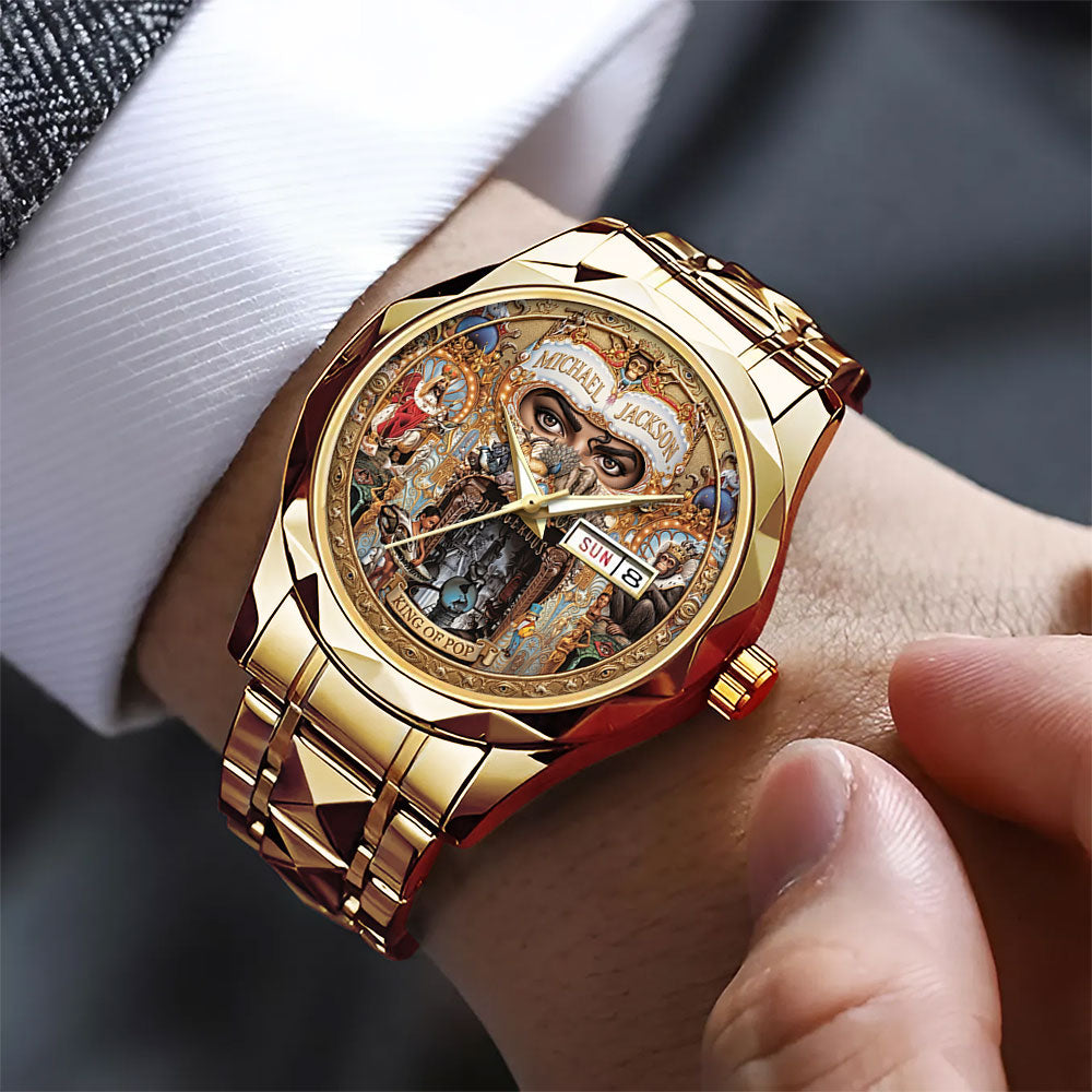 Michael Jackson Alloy Luxury Quartz Watch - TMTHU6482