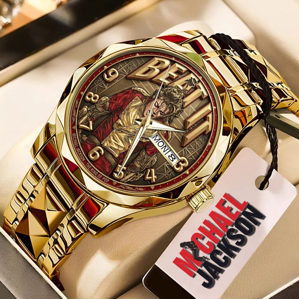 Michael Jackson Alloy Luxury Quartz Watch - TMTHU7098