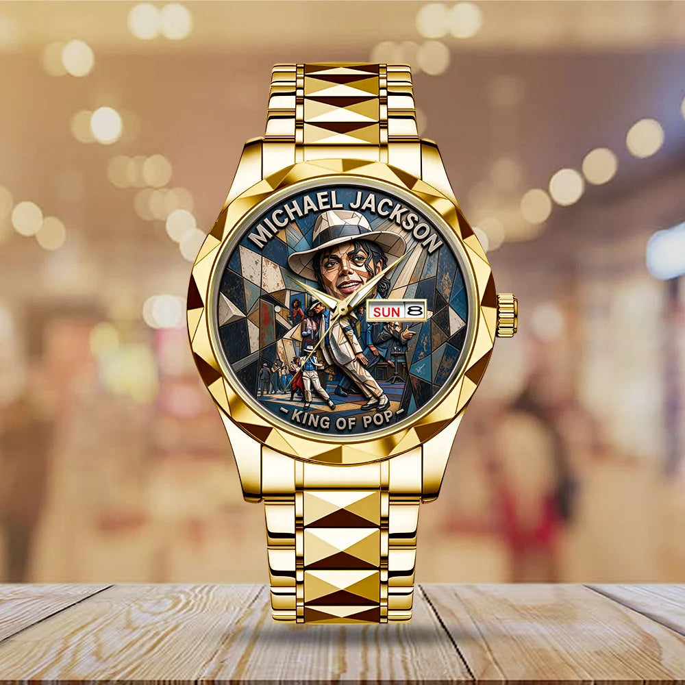 Michael Jackson Alloy Luxury Quartz Watch - TMTHU8800