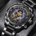 Michael Jackson Black Stainless Steel Watch - TMTHU6260