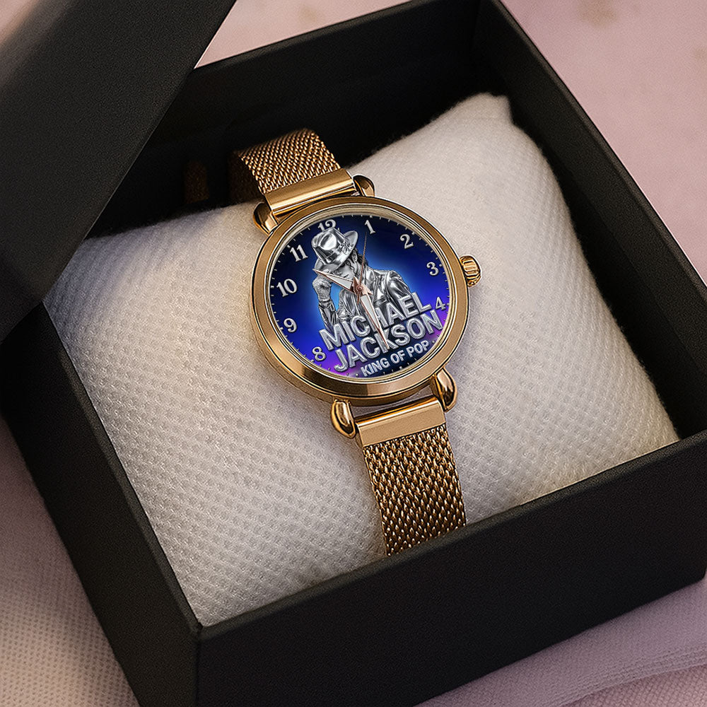 Michael Jackson Mesh Strap Quartz Watch - TMTHU7015