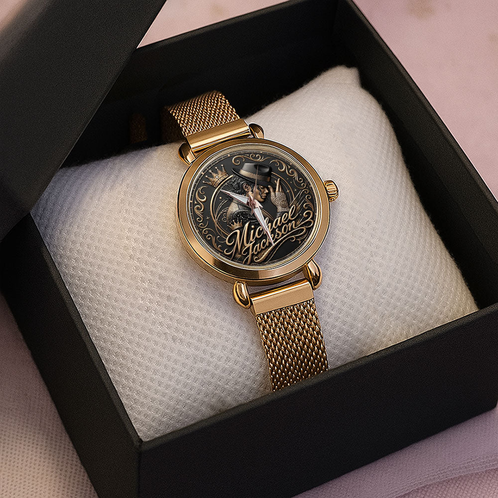 Michael Jackson Mesh Strap Quartz Watch - TMTHU7167