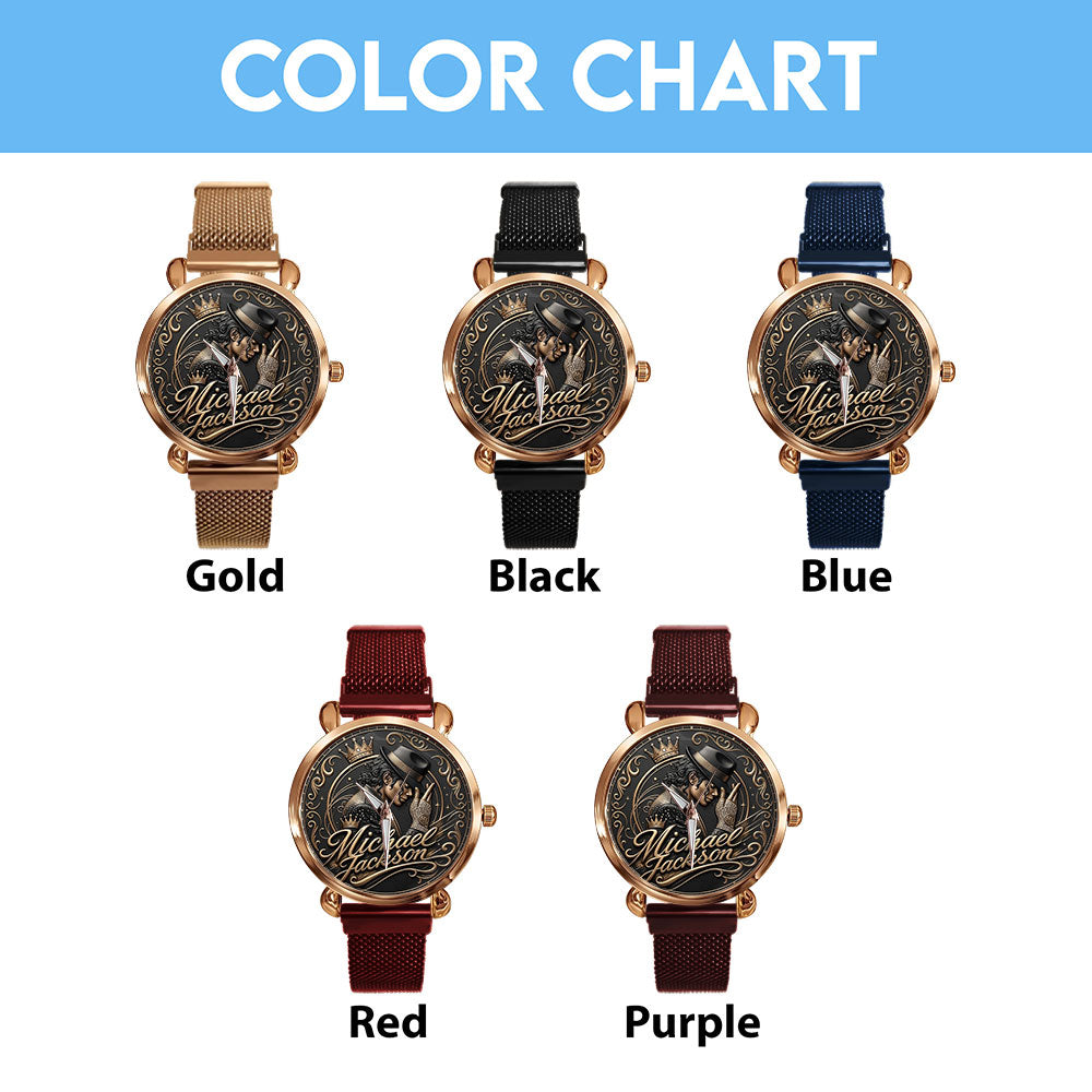 Michael Jackson Mesh Strap Quartz Watch - TMTHU7167