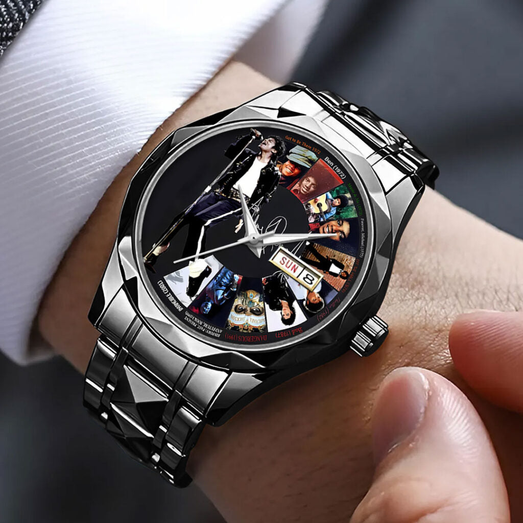 Michael Jackson Alloy Luxury Quartz Watch - TANTN22468