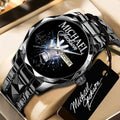Michael Jackson Alloy Luxury Quartz Watch - TANTN22464