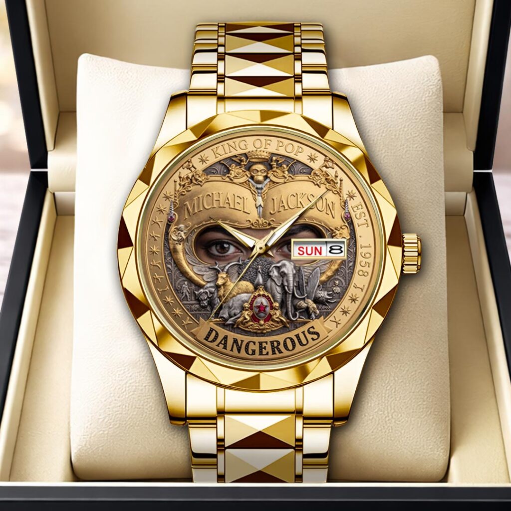 Michael Jackson Alloy Luxury Quartz Watch - HOATT18189