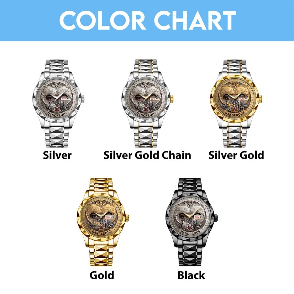 Michael Jackson Alloy Luxury Quartz Watch - HOATT18189
