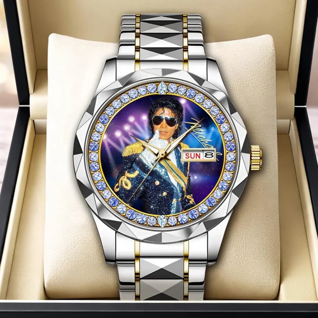 Michael Jackson Alloy Luxury Quartz Watch - HOATT20836