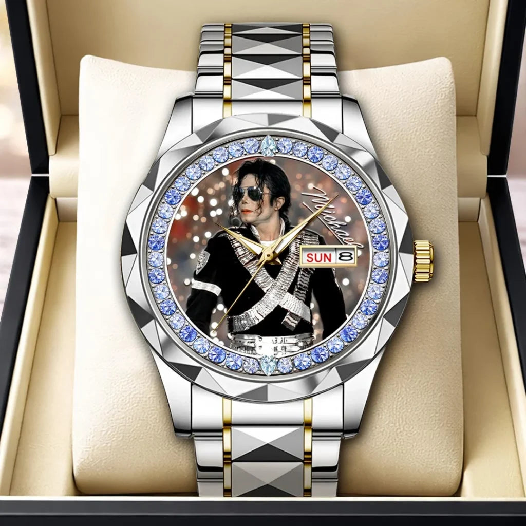 Michael Jackson Alloy Luxury Quartz Watch - HOATT20837