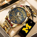 Michigan Wolverines 2026 Men's Basketball National Champions Alloy Luxury Quartz Watch - TANTN22357