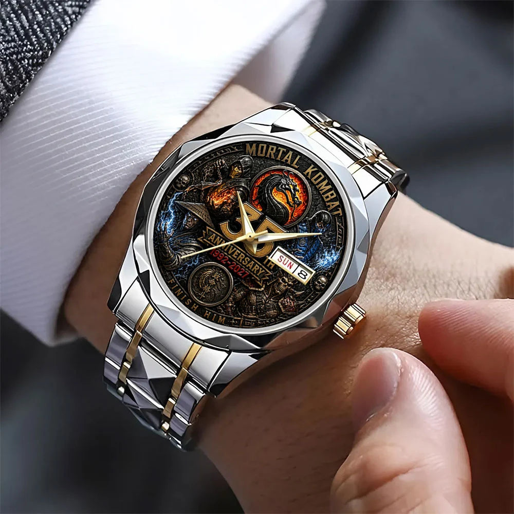 Mortal Kombat 35th Anniversary Alloy Luxury Quartz Watch - TANTN25107