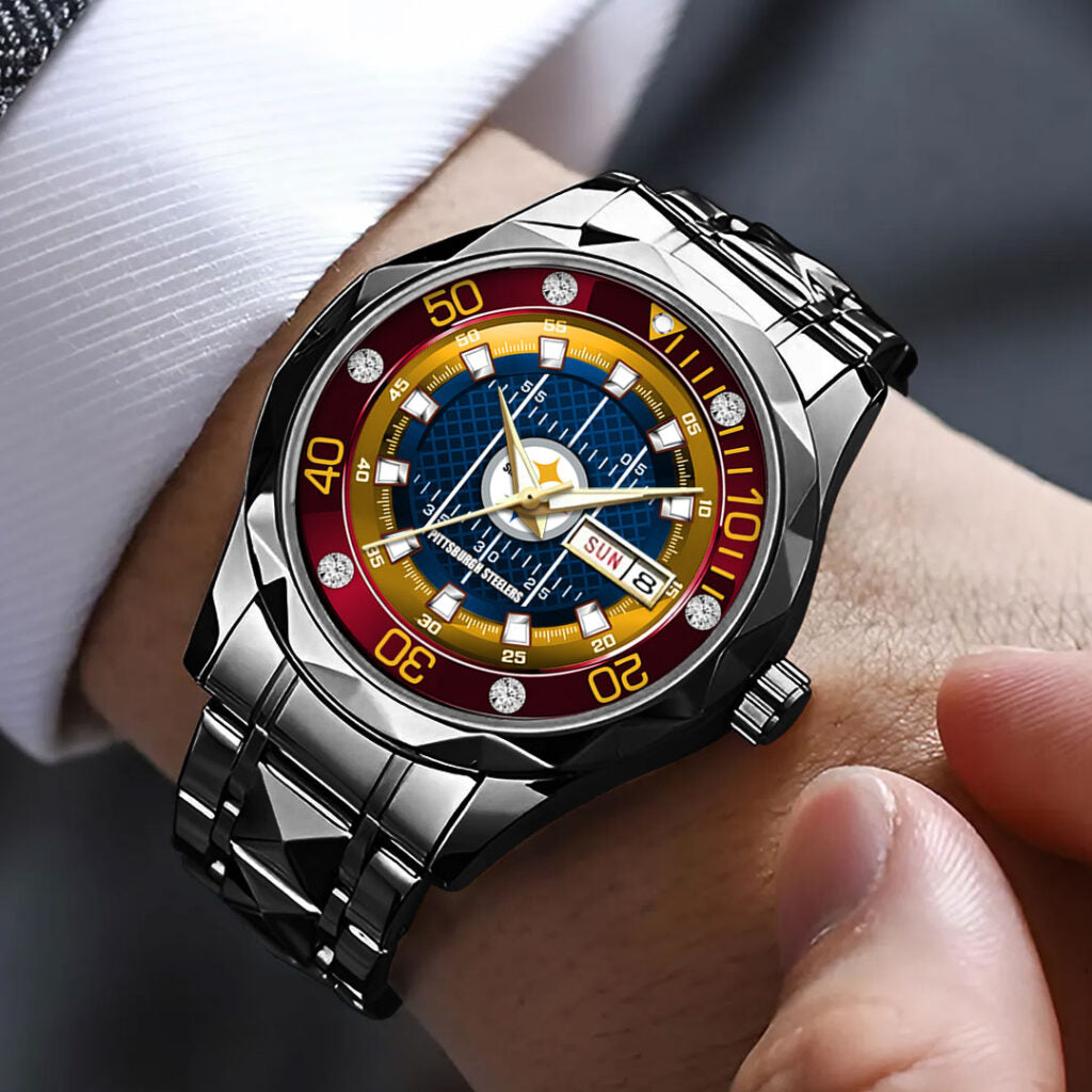 Pittsburgh Steelers Alloy Luxury Quartz Watch - TMTHU916