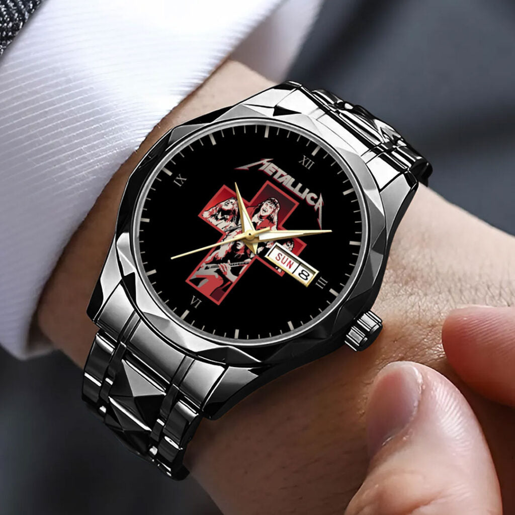 Metallica Alloy Luxury Quartz Watch - NGHIAVT 3377