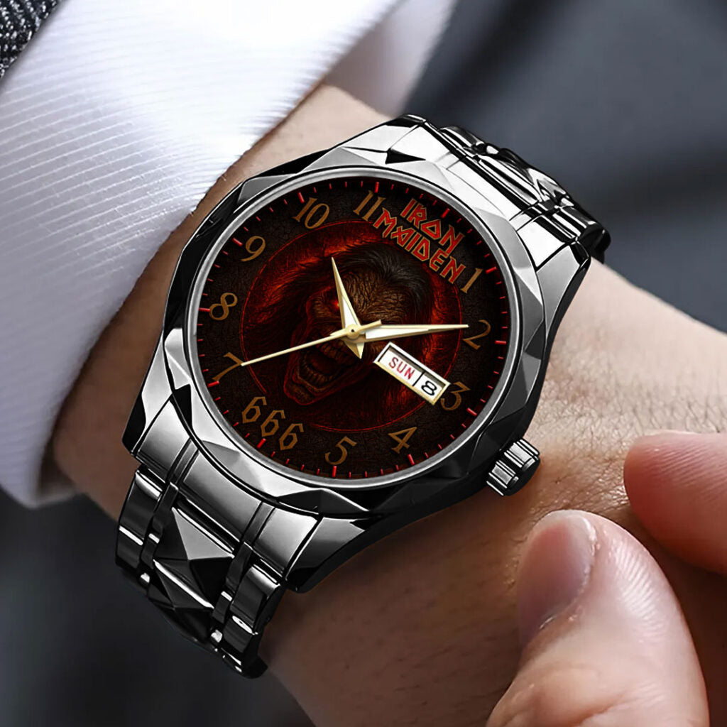 Iron Maiden Alloy Luxury Quartz Watch - NGHIAVT 3453