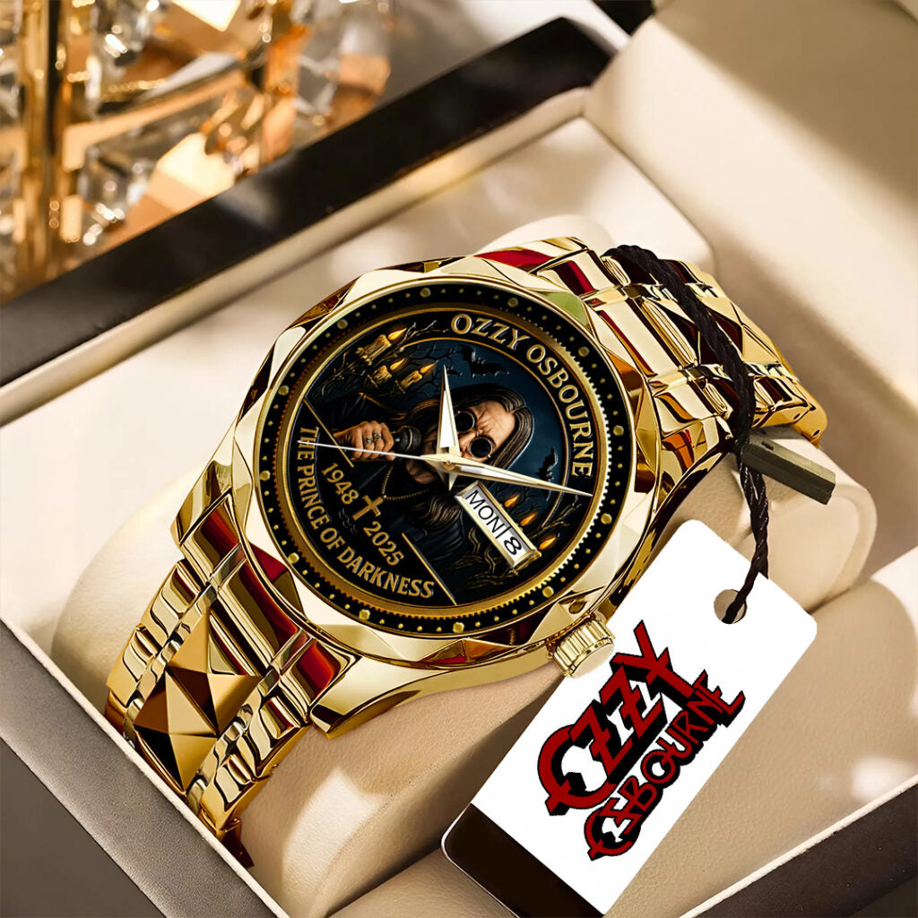 Ozzy Osbourne Alloy Luxury Quartz Watch - NGHIAVT3707