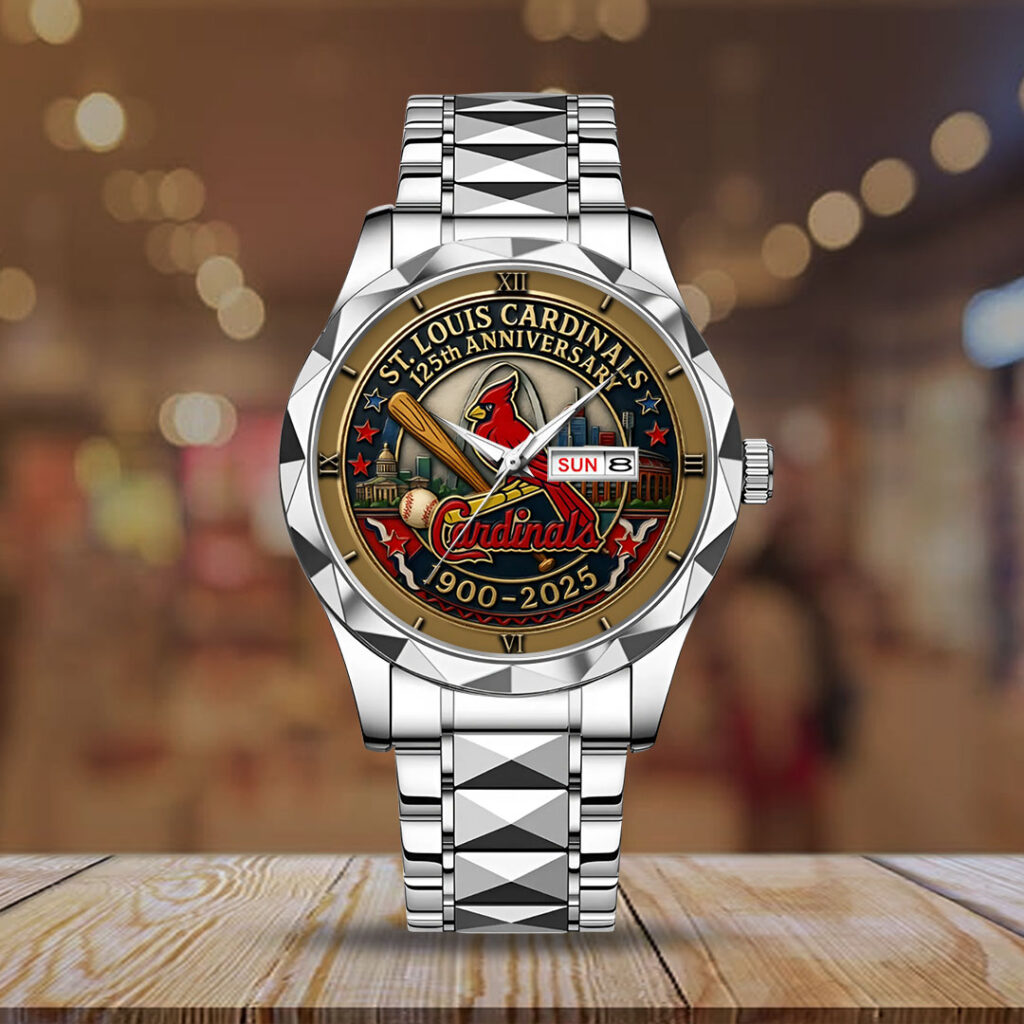St. Louis Cardinals Alloy Luxury Quartz Watch - NGHIAVT3712