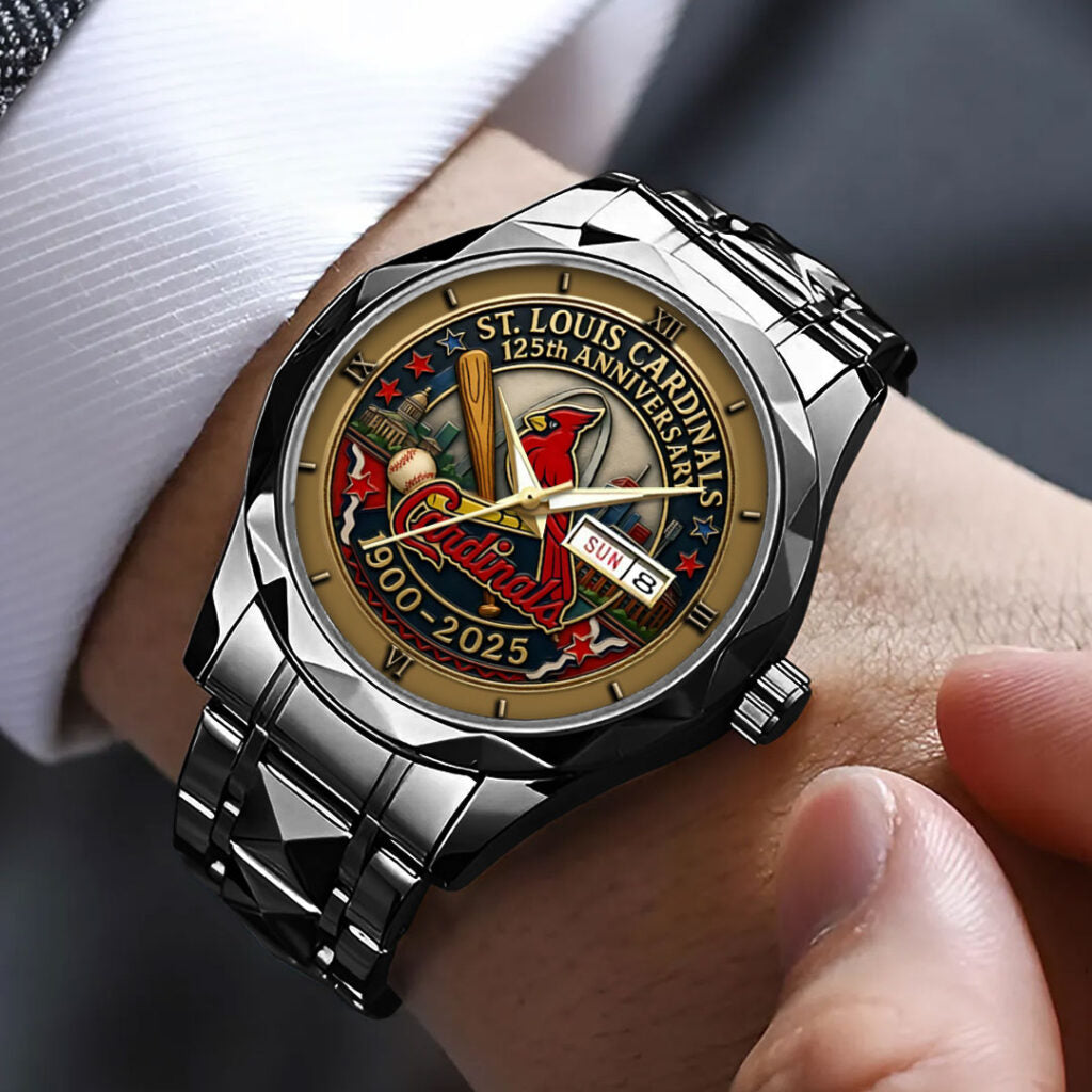 St. Louis Cardinals Alloy Luxury Quartz Watch - NGHIAVT3712