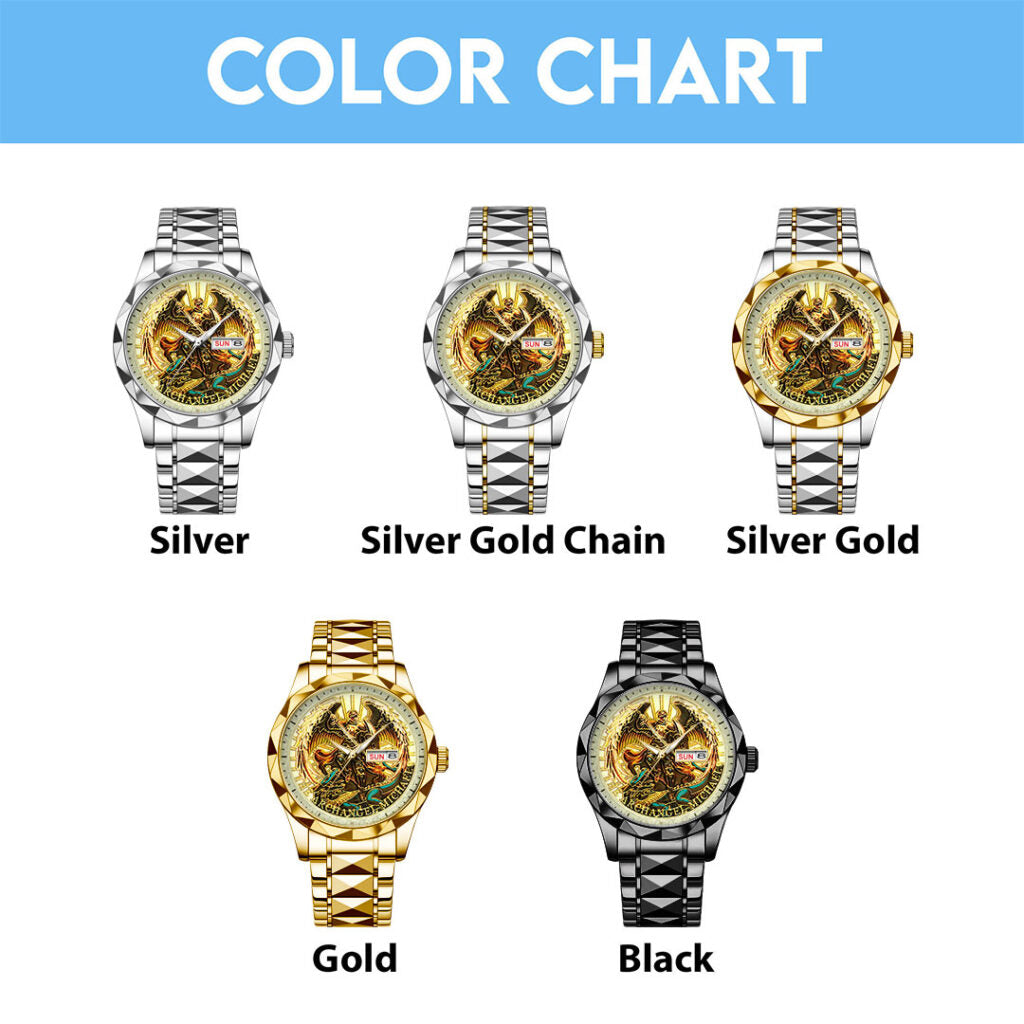 The Archangel Michael Alloy Luxury Quartz Watch - NGHIAVT3828