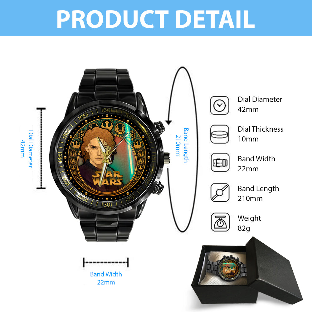 Star Wars Black Stainless Steel Watch - NGHIAVT3943